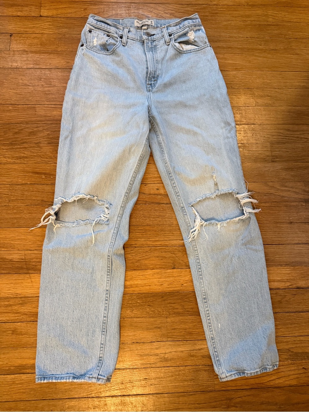 Abercrombie & Fitch The 90’s Straight Ultra High Rise Jeans Curve Love